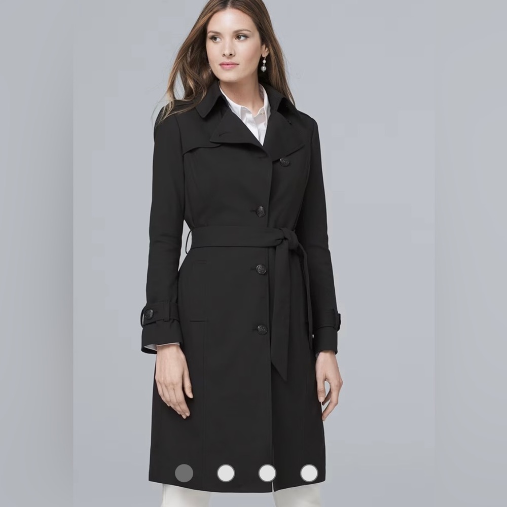 WHBM Single Breasted Trench - size S